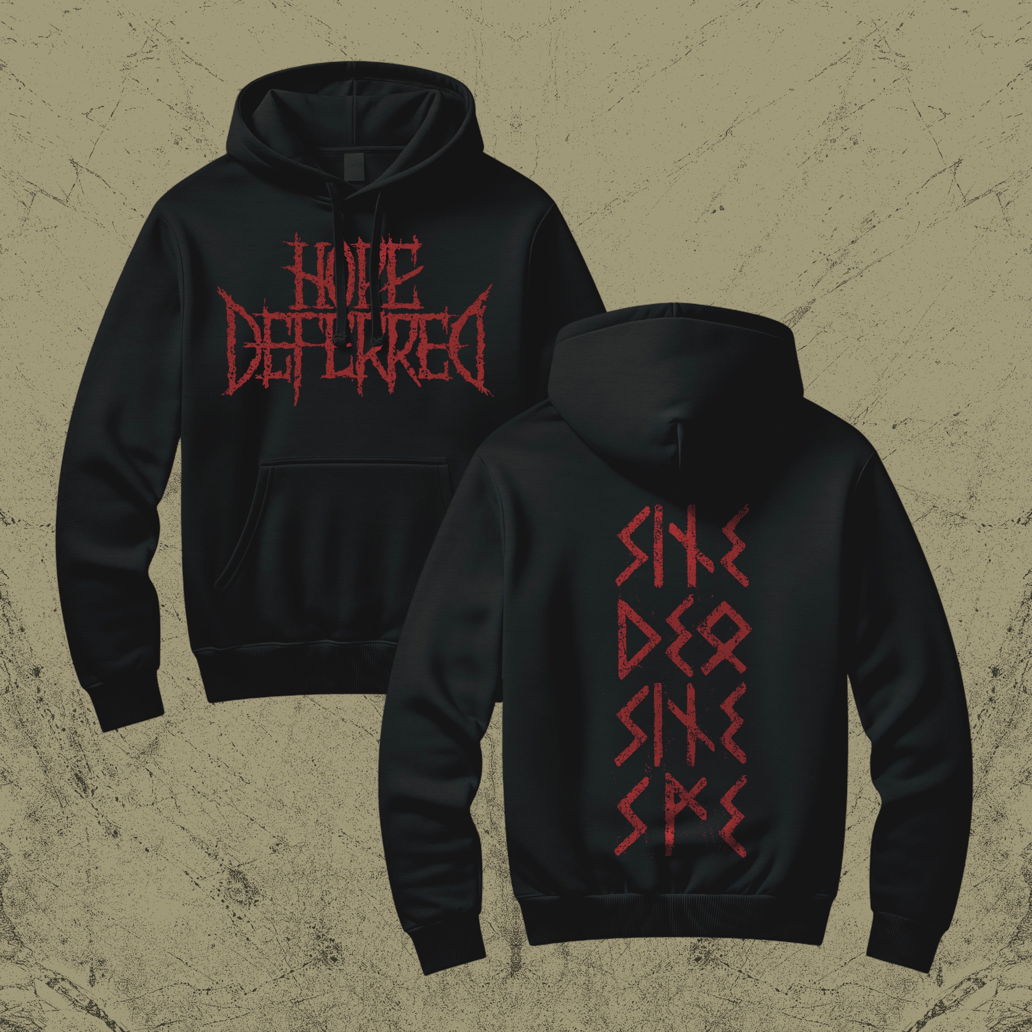 Pullover Hood Logo Sweatshirt