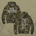 Camo Pullover Hood Logo Sweashirt