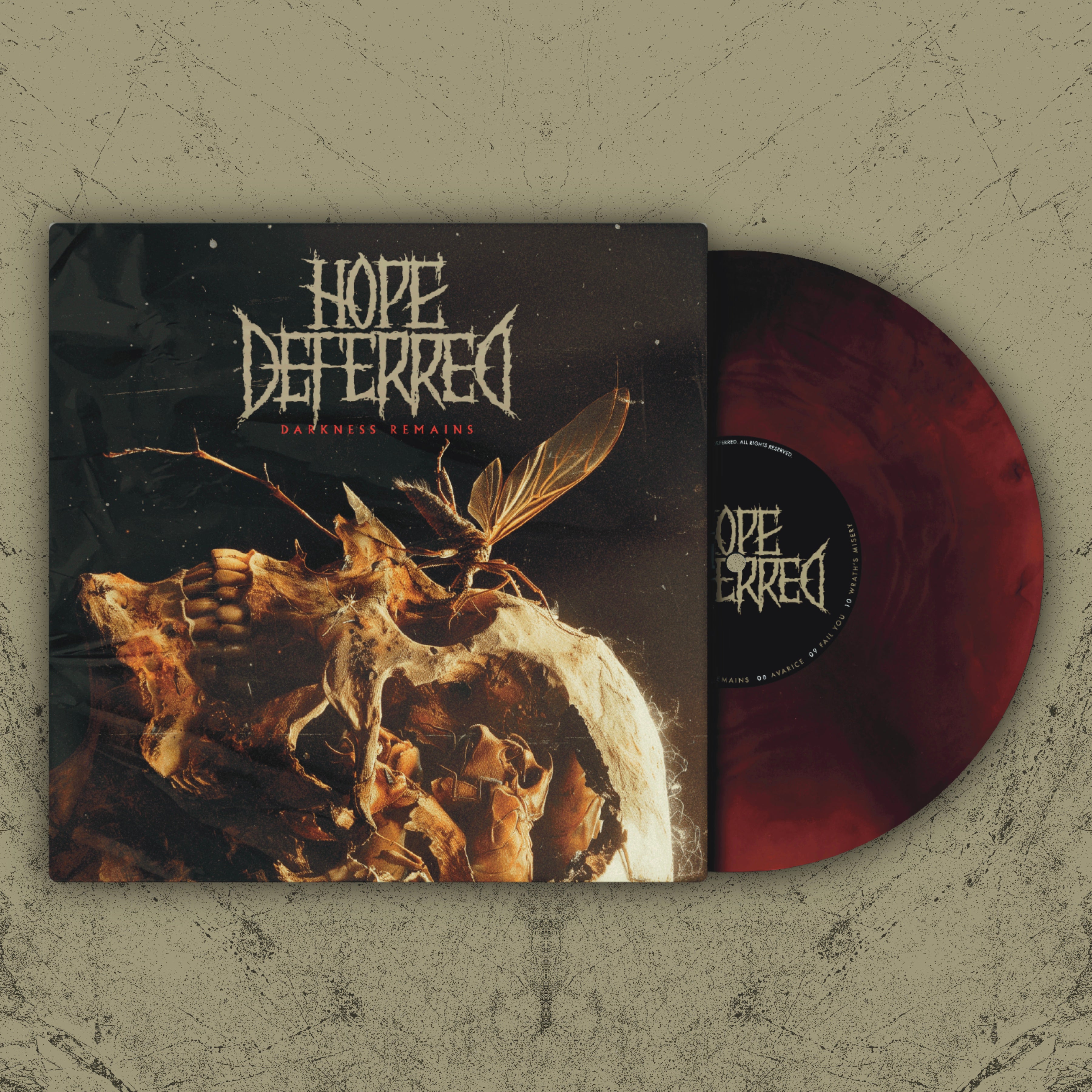 Darkness Remains-Vinyl LP-Crimson Variant