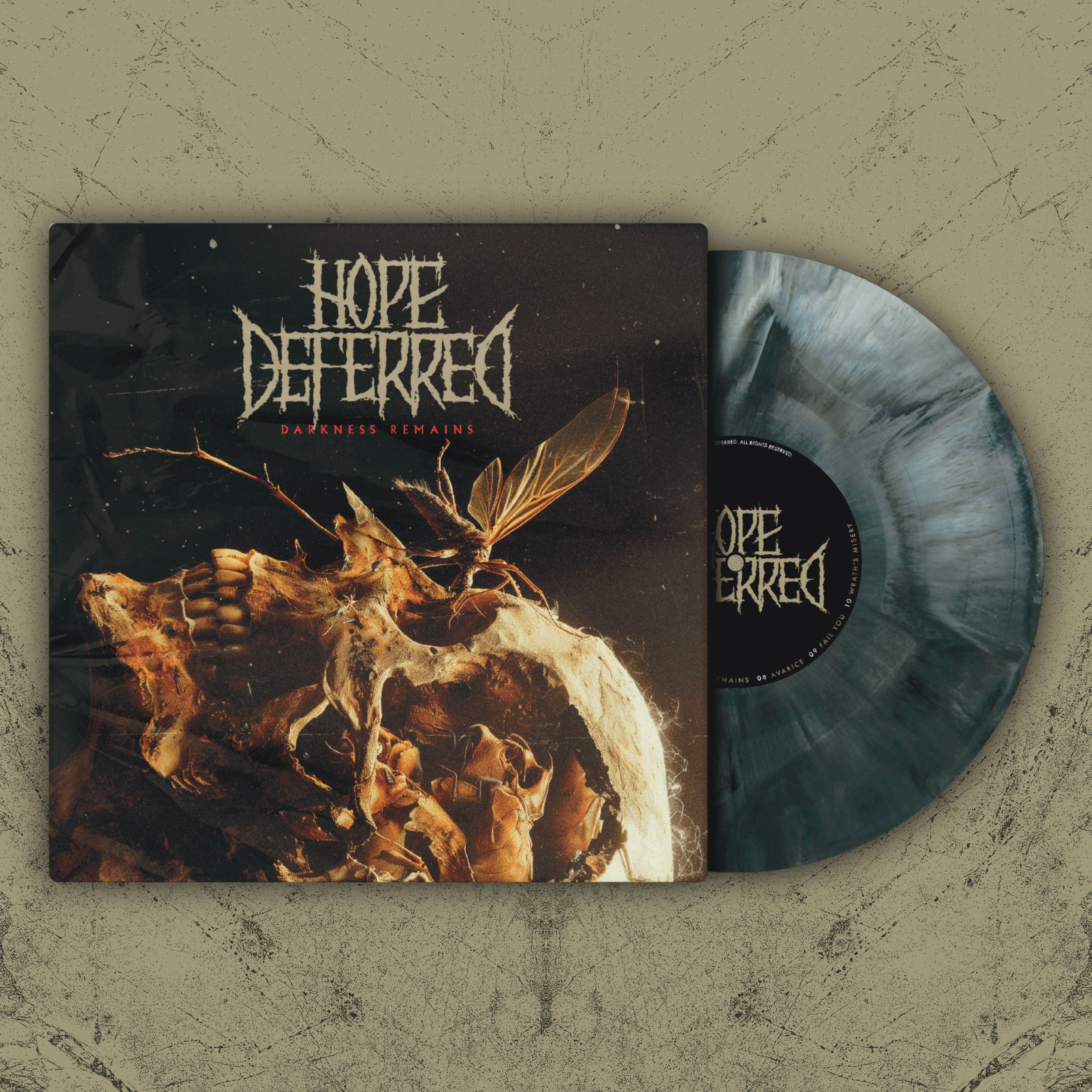 Darkness Remains-Vinyl LP-Gravestone Variant