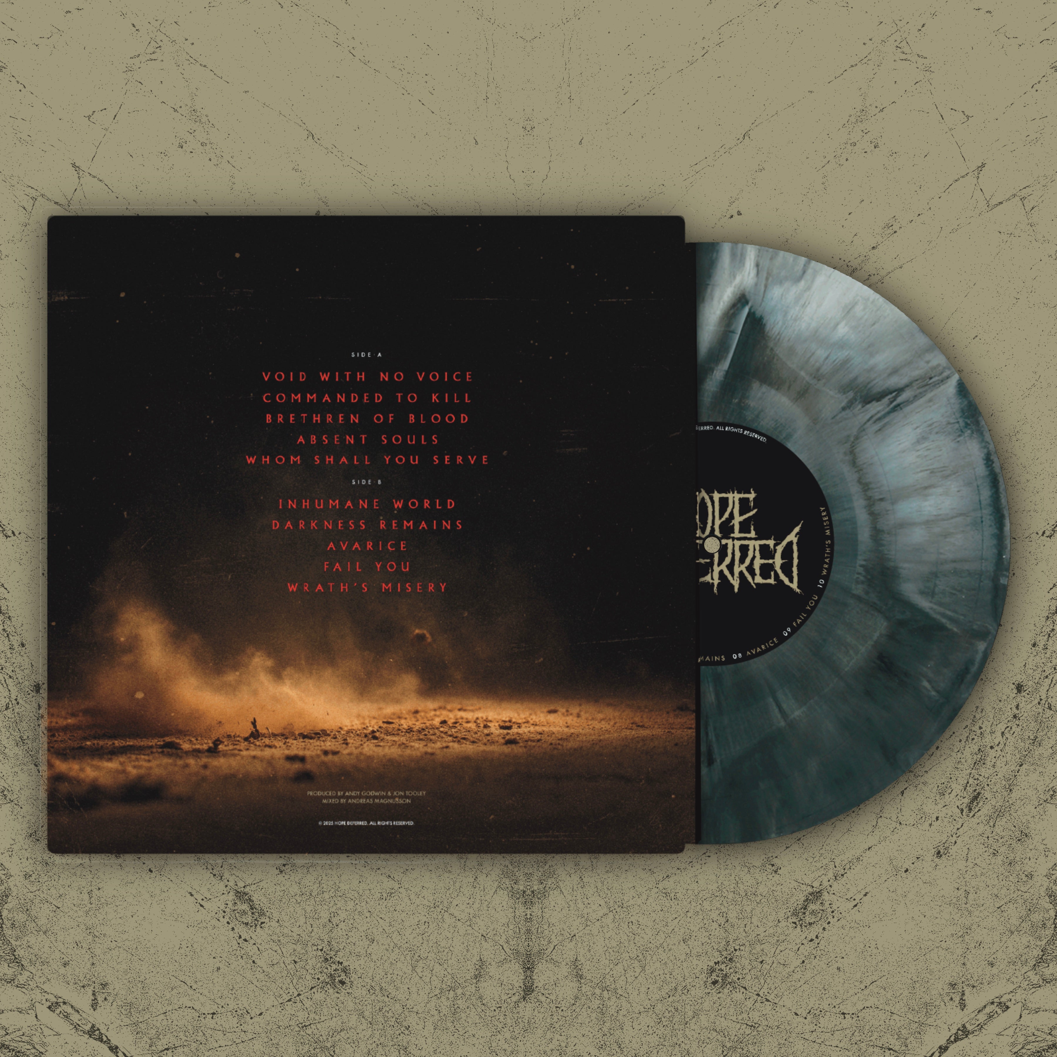 Darkness Remains-Vinyl LP-Gravestone Variant